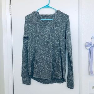 Roxy Grey Hoodie Sweater